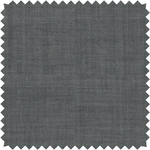 A swatch of Holland & Sherry Wool Challis in Carbone shows a soft texture and warm dark grey ideal for neutral curtains