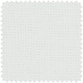 A swatch of Linen in Ivory shows a warm, soft white fabric with natural texture characteristic of Linen