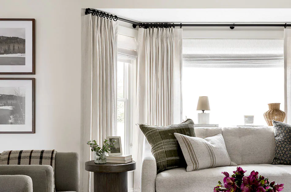 Bay Window Curtains: Solutions & Inspiration | The Shade Store