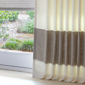 Ripple Fold Drapery with privacy lining is great for bedroom window treatment ideas for privacy and softening light