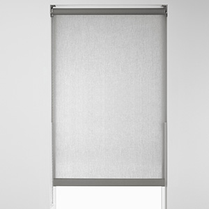A product image of a Roller Shade shows the sleek design of a single panel of material that wraps around a tube