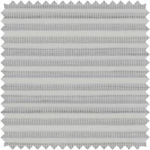 A swatch of Mesa Verde in Mist for woven shades shows the woven, natural texture and soft grey color