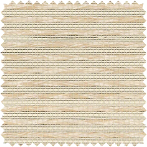 A swatch of Artisan Weaves Monterey in Seashell shows a textured, rustic weave with a braid motif in a light honey color