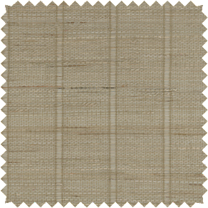 A swatch of Artisan Weaves Laguna in Tan shows tightly woven natural fibers in a sandy color for a beach bungalow-inspired look